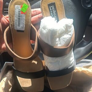 Pedro Garcia Women's Brown and Black Sandals